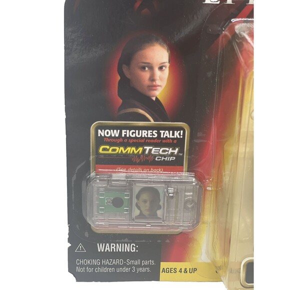 Star Wars QUEEN AMIDALA Naboo Action Figure Episode 1 CommTech Chip TPM Padme - Picture 5 of 10